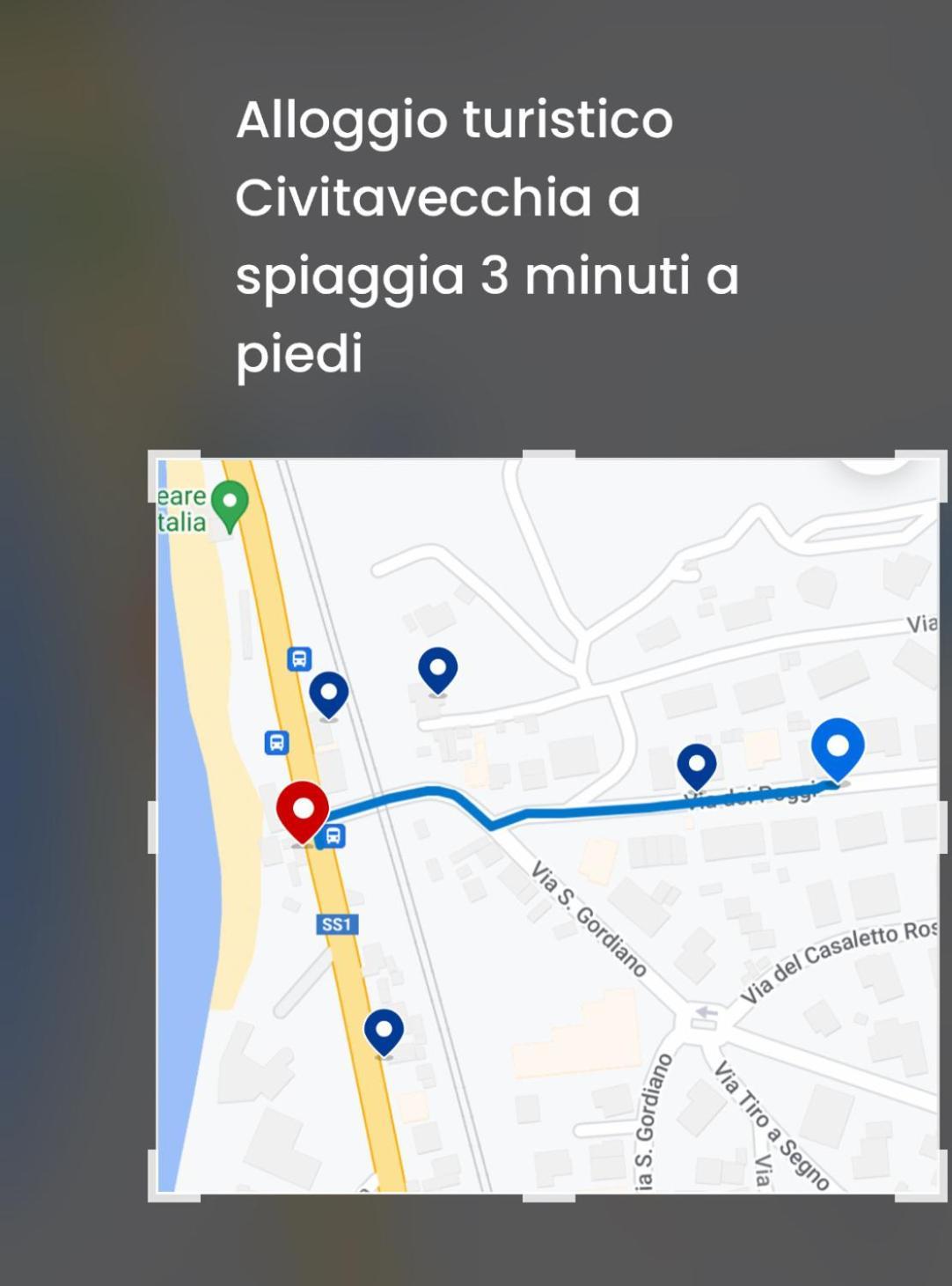 B&B Civitavecchia La Casetta Con Giardino מראה חיצוני תמונה